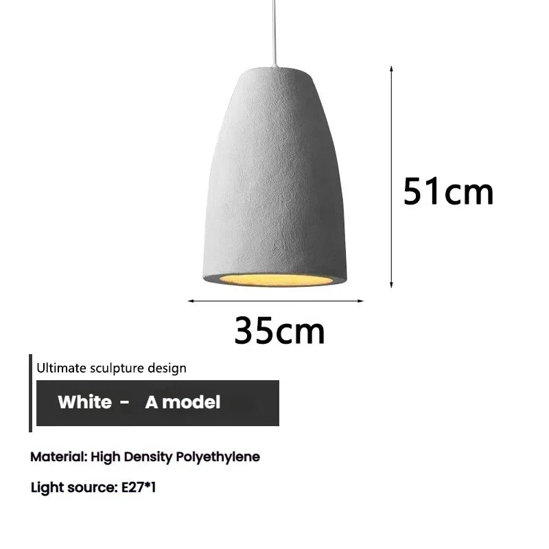 Lampa wisząca w stylu Wabi Sabi WARIANTY DO WYBORU