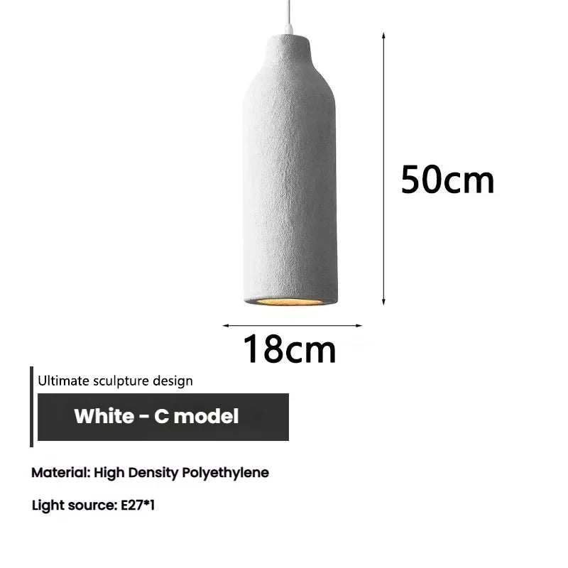 Lampa wisząca w stylu Wabi Sabi WARIANTY DO WYBORU