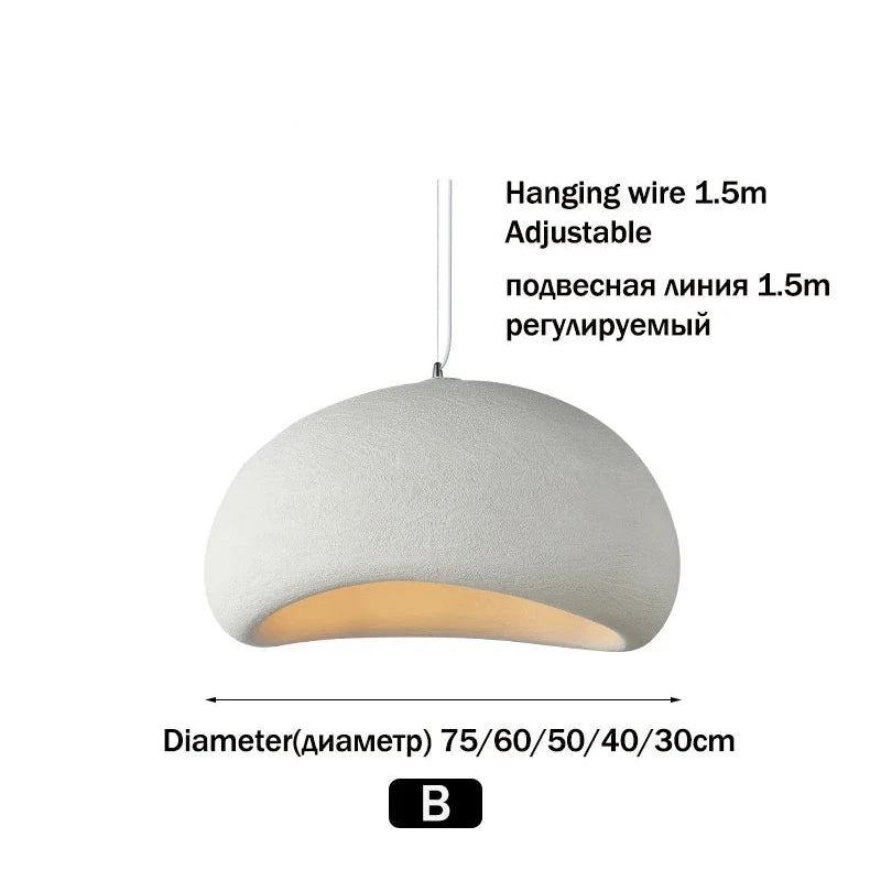 Skandynawska lampa wisząca Wabi Sabi LED WARIANTY DO WYBORU