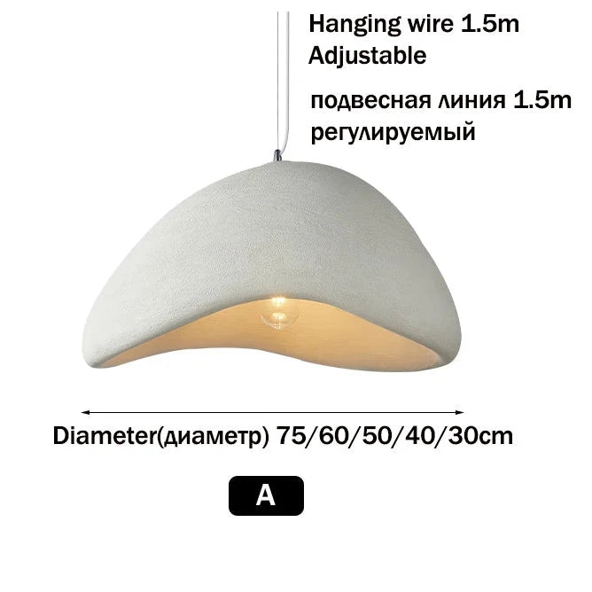 Skandynawska lampa wisząca Wabi Sabi LED WARIANTY DO WYBORU