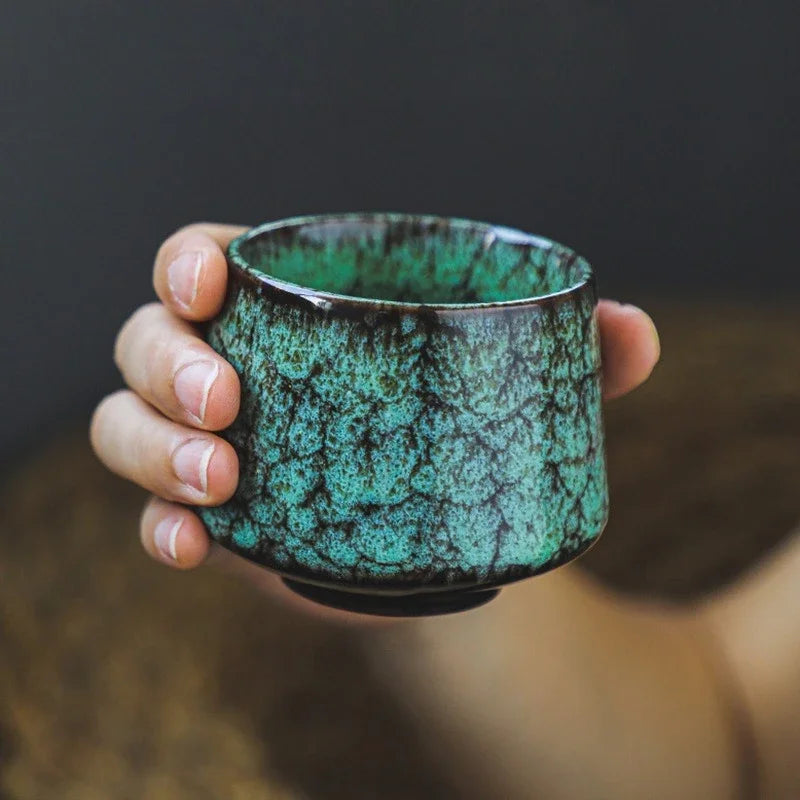 Ceramiczny kubek z efektem reaktywnej glazur WARIANTY